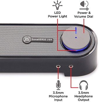 Gogroove Computer Speaker Mini Soundbar review